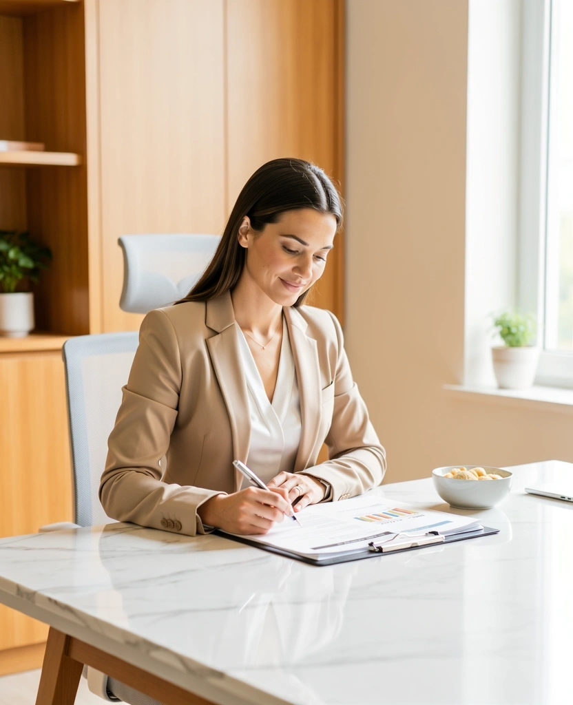 Ernährungsexpertin bei Gesundheitsnutrition